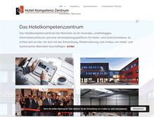 Tablet Screenshot of hotelkompetenzzentrum.de